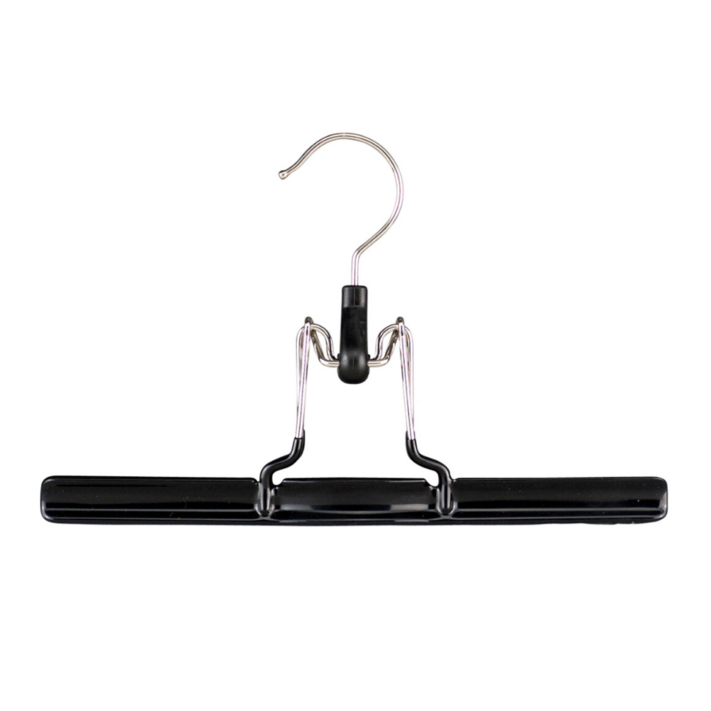 rucce per abiti,10 pezzi, appendini, Grucce salvaspazio, Ampio 26 cm, con gancio girevole, Colore Nero, MAWA MAWAmat, 1
