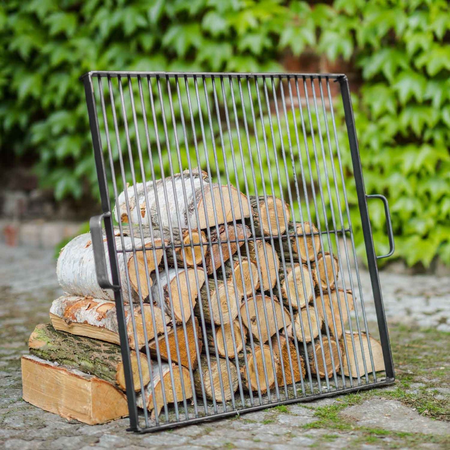 Griglia in acciaio grezzo per braciere, Griglia, bisteccheria, Barbecue, Cook King, 4