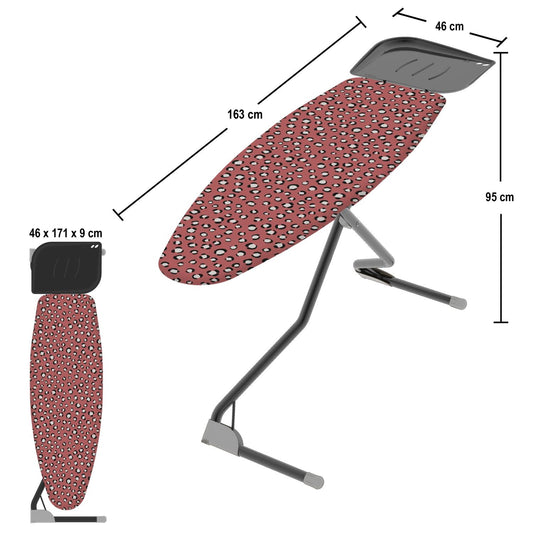 Asse da stiro, Еavolo da stiro, 120x40cm, altezza regolabile fino a 95cm, copriasse da stiro 100% cotone, Colombo ATLANTIC , 2