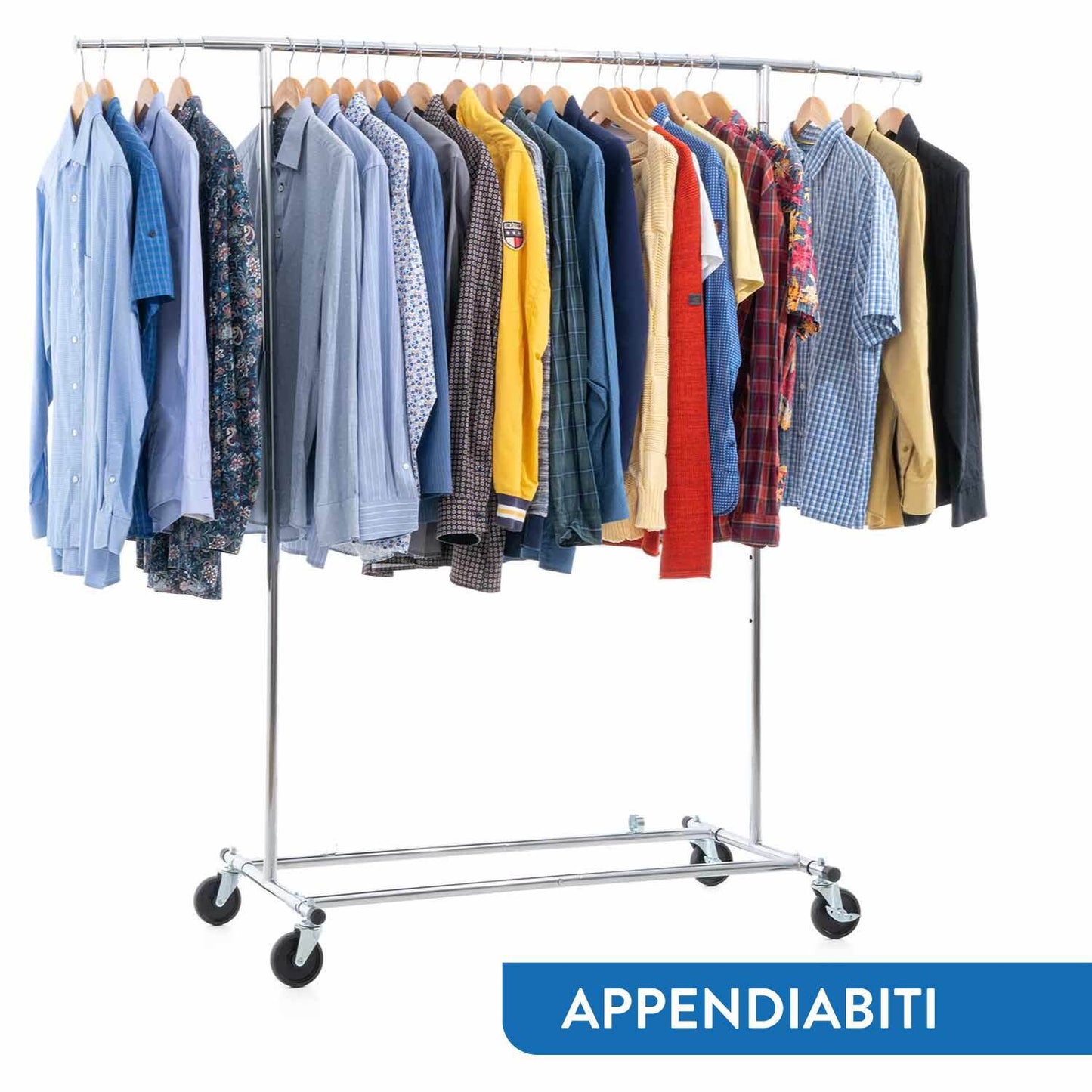 Armadio Tessuto, Rella Appendiabiti, Stand Appendiabiti Professionale + Сopertura Appendiabiti, Tatkraft Drogo & Big, 3