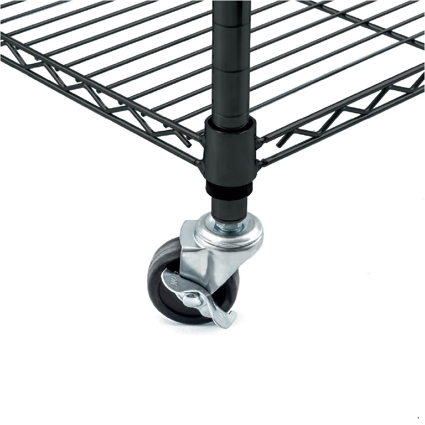 Armadio in Tessuto, Resistente, portata 70 kg, Armadio portatile, Appendiabiti con Ruote, Copertura Lino Nero, art moon Buffalo, 6