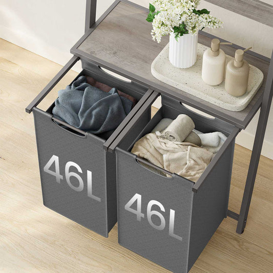 Vasagle, Portabiancheria sporca, Portabiancheria, Portabiancheria salvaspazio, mobile portabiancheria, Porta biancheria, 1