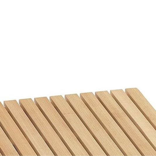 Tappeto bagno SAMOA 60, Tappeto antiscivolo doccia, Tappetino bagno, 100% faggio massello, naturale, ARIT, 2