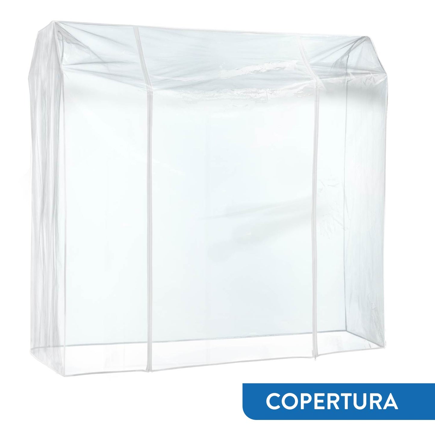 Stender Appendiabiti con Copertura, Doppio Barra, Portata 110kg, Appendiabiti con Ruote, Acciaio Cromato, Tatkraft Denver & Safe, 3