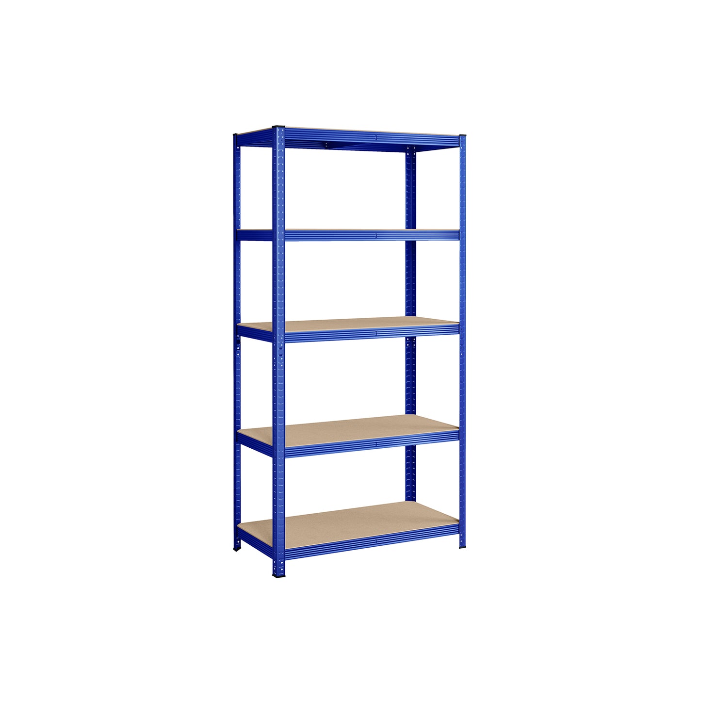Scaffalatura, Scaffali, 5 Ripiani, Scaffale metallo, Scaffalature industriali, Portante 600 kg, 50 x 100 x 200 cm, Blu, Songmics, 2