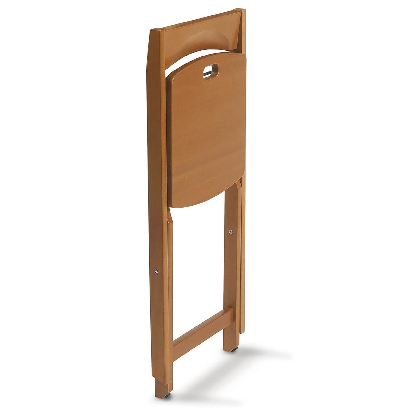 Sedie pieghevoli legno DIANA, set di 2, Sedie pieghevoli salvaspazio, Sedie pieghevoli, Sedie per cucina, ciliegia, ARIT, 5
