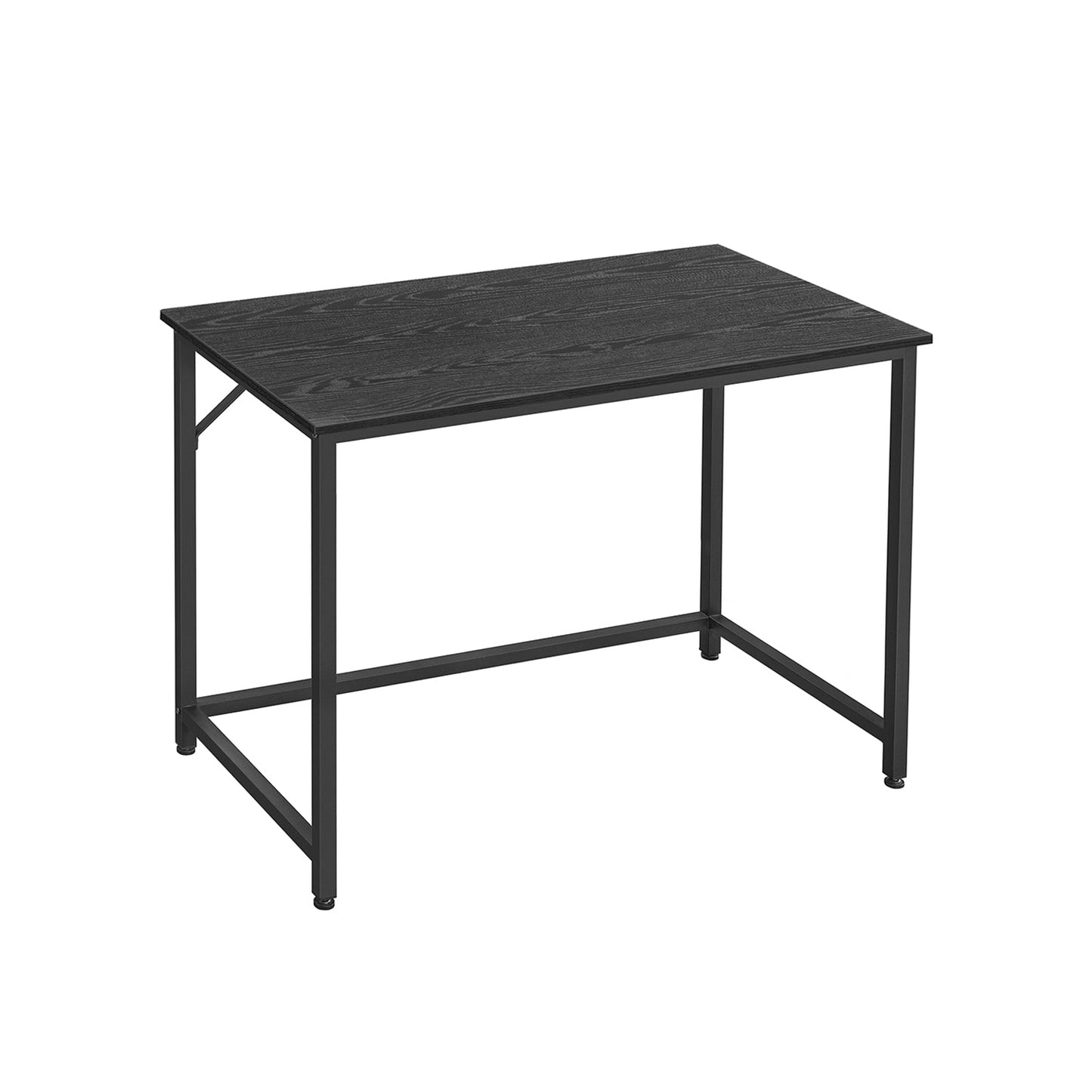 Scrivania PC, Scrivania Ufficio, Piccola Scrivania, 50x100x76cm, Scrivania Salvaspazio, Nero, Vasagle, 1