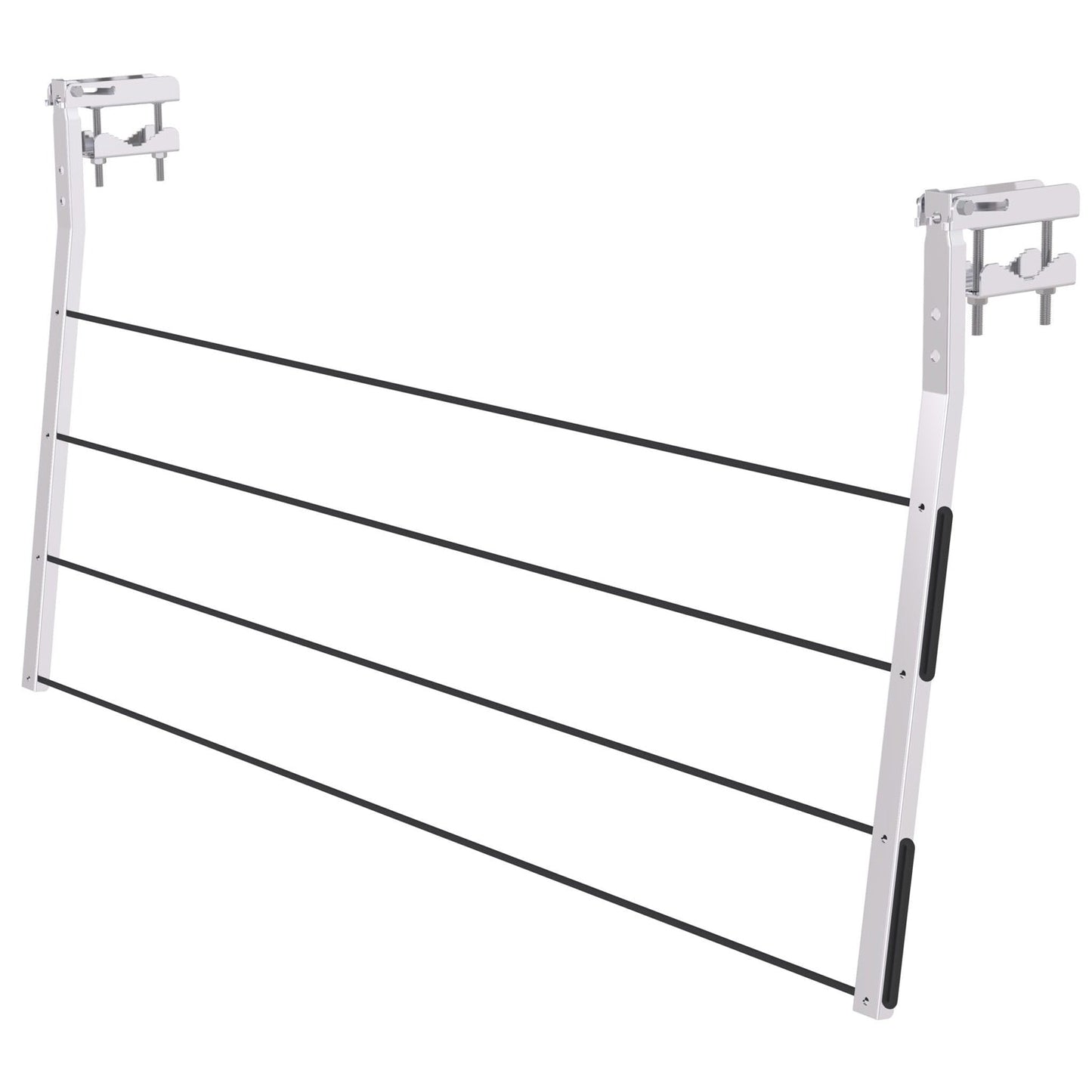 Stendino da Balcone, Stendibiancheria da Esterno, bloccabile in 3 posizioni, carico 15 kg, la corda non è inclusa, Colombo BALCONY , 1