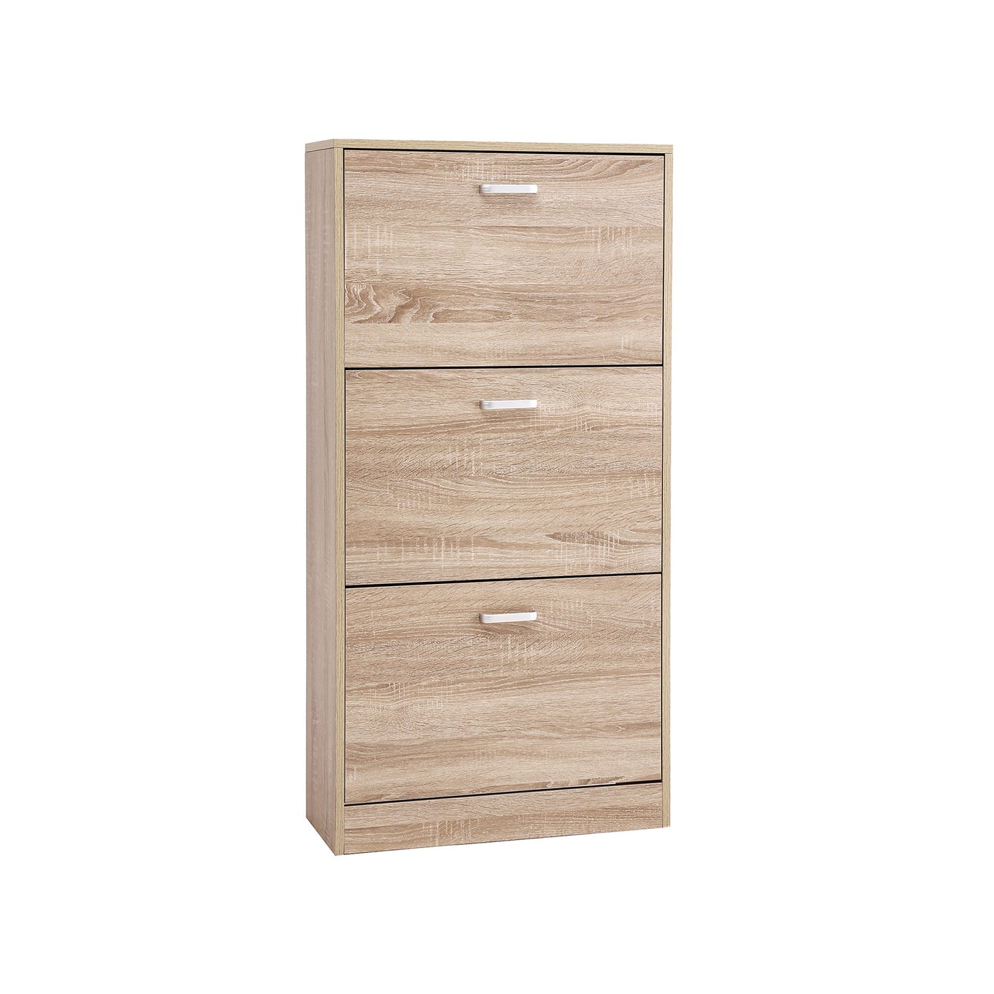 Scarpiera Salvaspazio, Scarpiera Armadio, 3 Piani Scaffale Portascarpe Cassettiera, Rovere, VASAGLE, 8