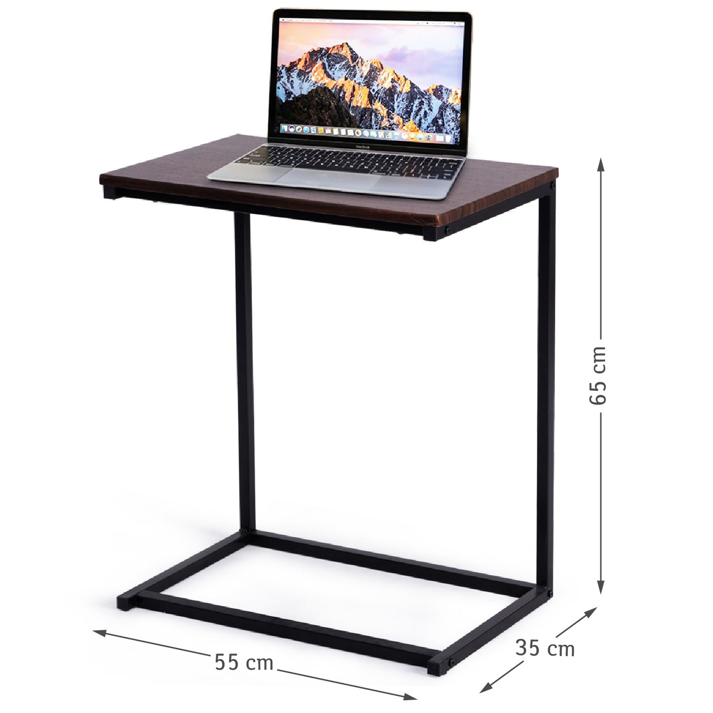 Tavolino divano, Scrivania Stretta, Tavolino da caffè, Tavolino per Laptop, Costway, 2