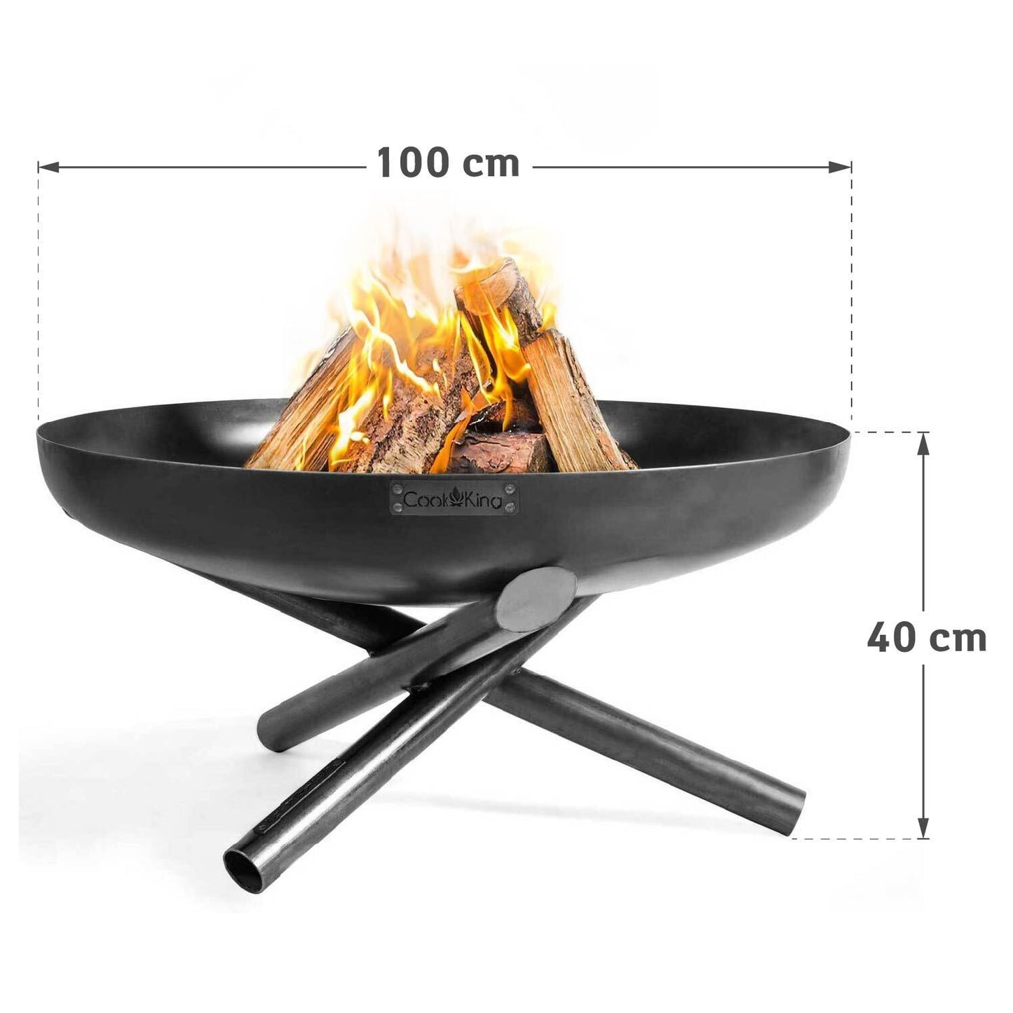 Cook King - Braciere «PORTO» Dia. 60 cm, 70 cm, 80 cm, 100 cm