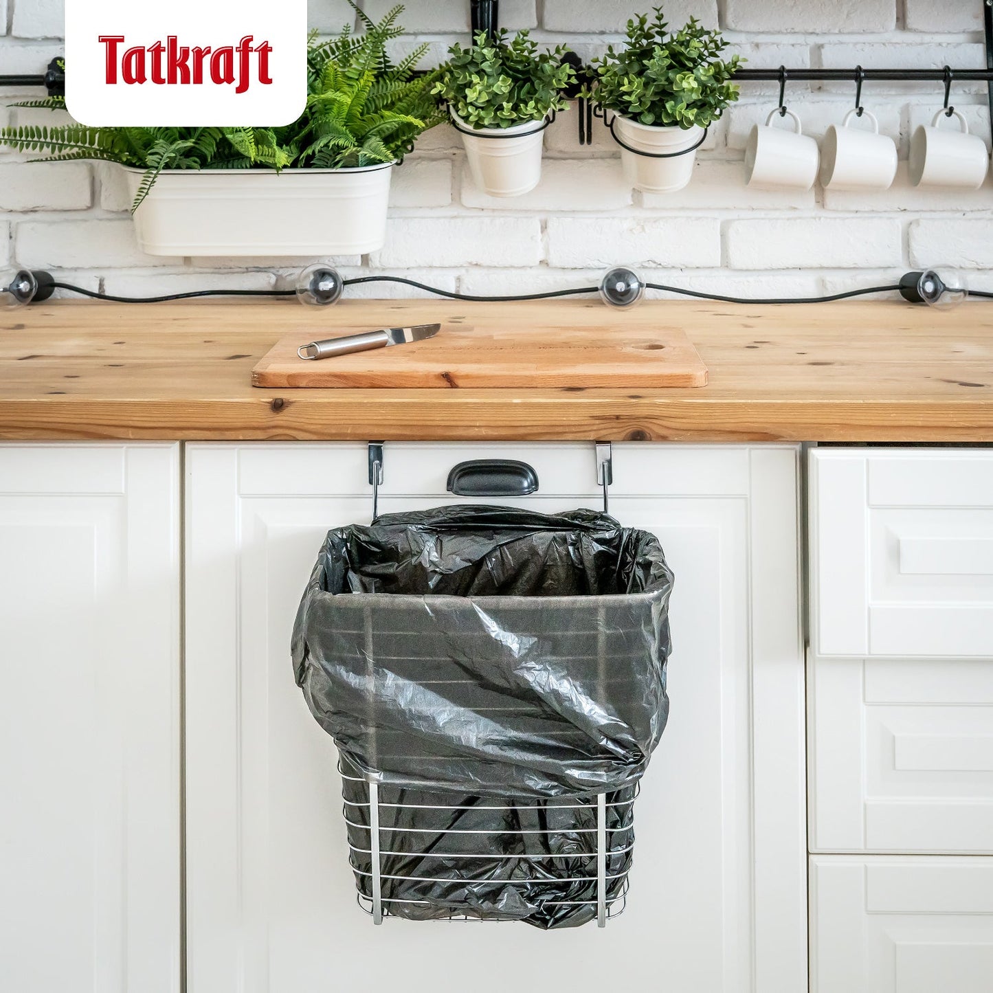 Tatkraft Top - Cestino Rifiuti da Appendere sopra Porta
