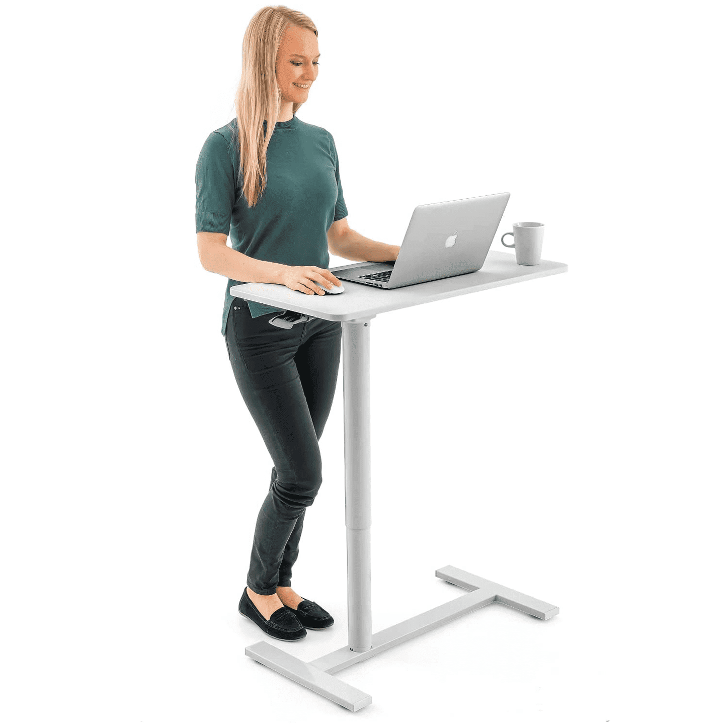 Tatkraft Relax - Tavolo per pc, scrivania porta computer, porta pc da letto