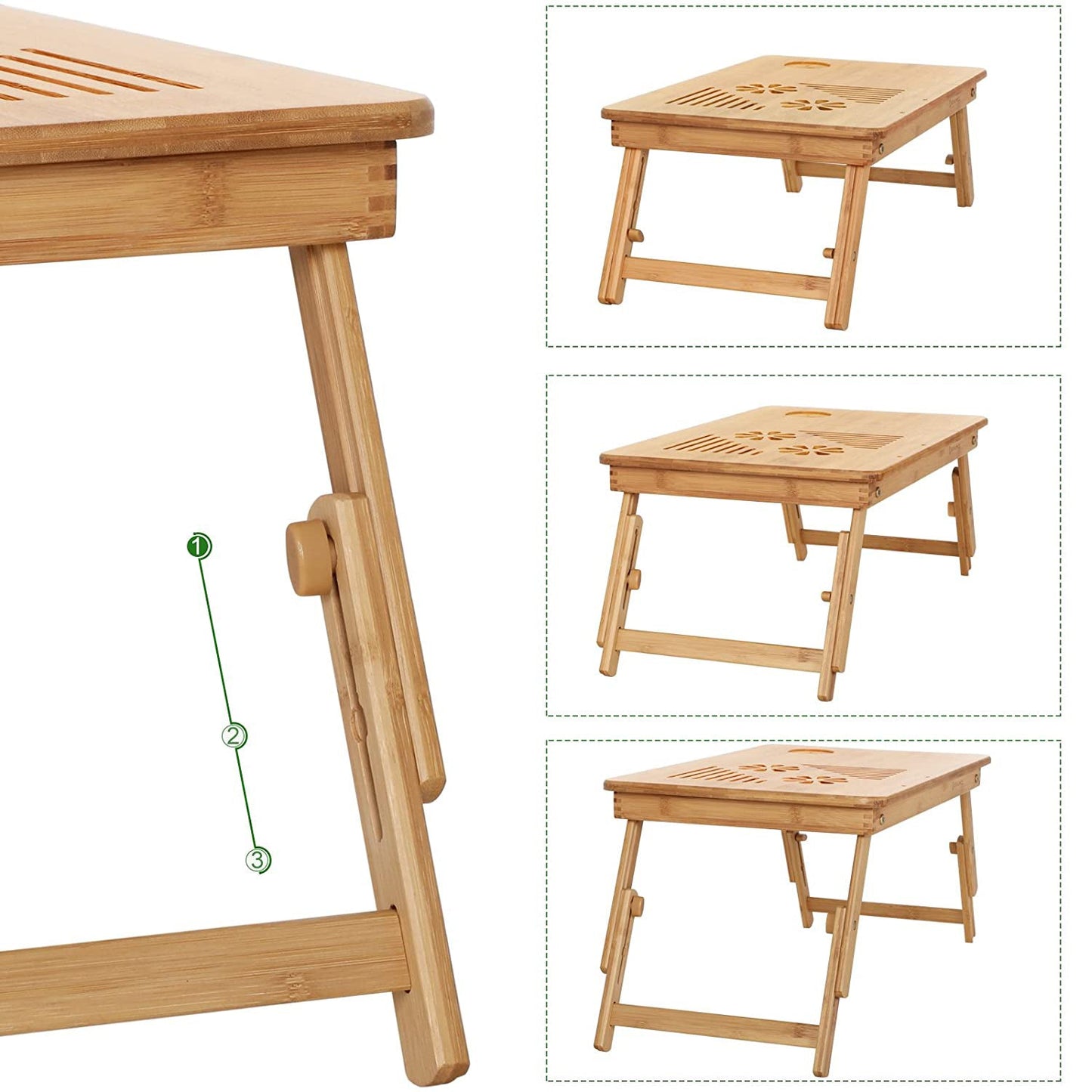 Songmics, tavolo regolabile per laptop, 1