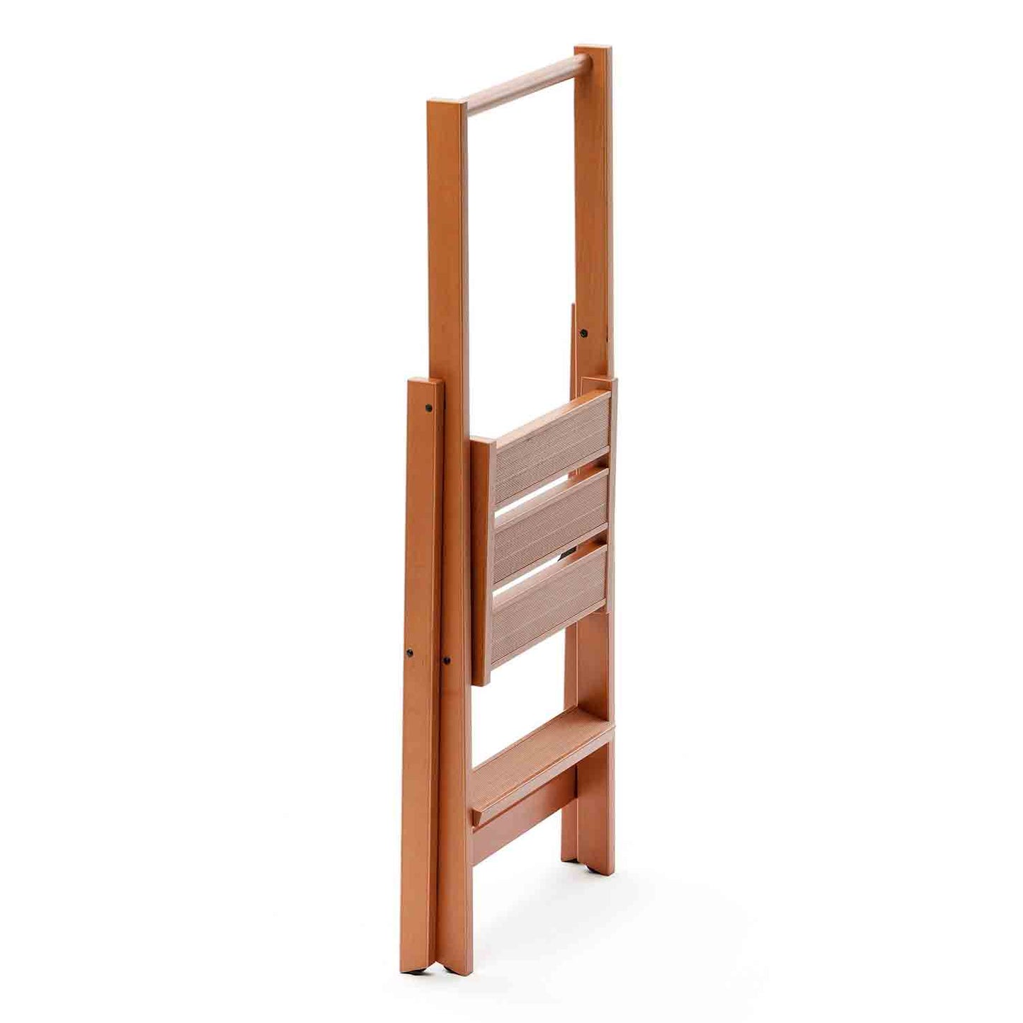 Scaletta pieghevole, 2 gradini antiscivolo, piedini alla basa, KIMORA