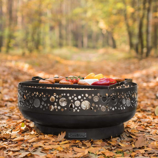 Braciere «BOSTON» - braciere da esterno. Braciere da giardino, in acciaio grezzo, braciere da terrazzo, Braciere