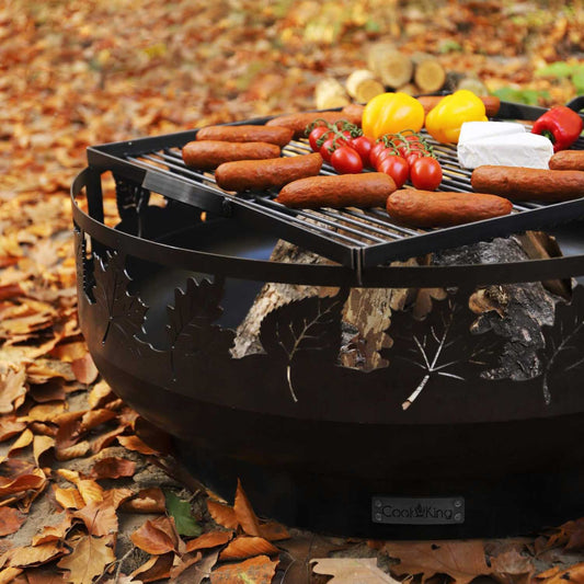 «TORONTO» Braciere, Braciere legna, Acciaio Grezza. Finitura di qualità. Bracieri da giardino a legna