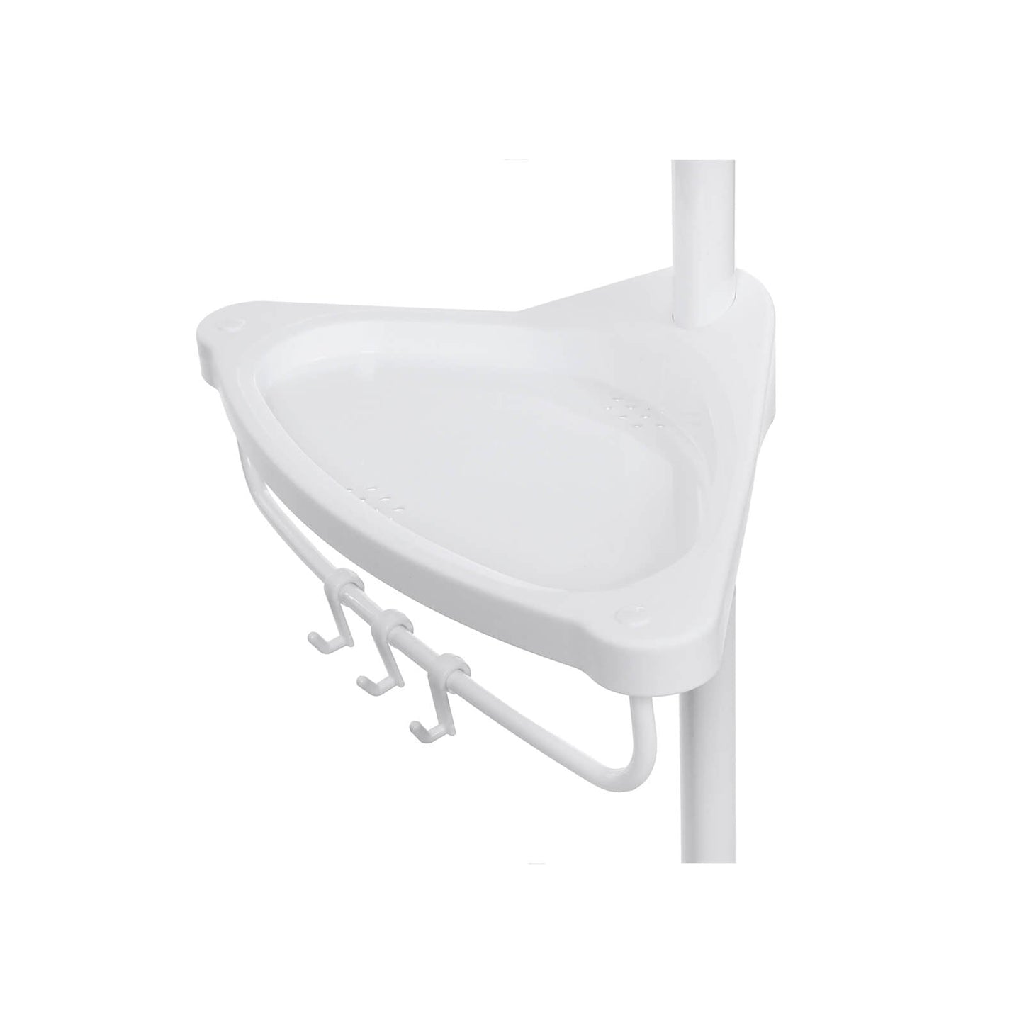 Songmics, mensola doccia, bianco
