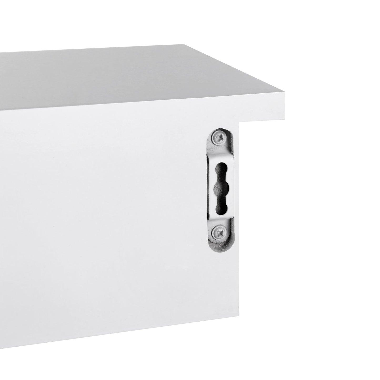 SONGMICS - Portaoggetti a Parete con 2 Cassetti in MDF Bianco: Soluzione Pratica per il Corridoio