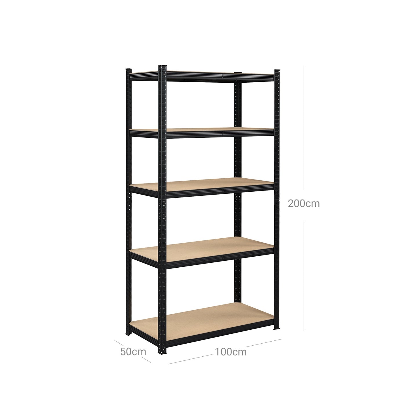 Songmics, scaffalatura a 5 ripiani, 3