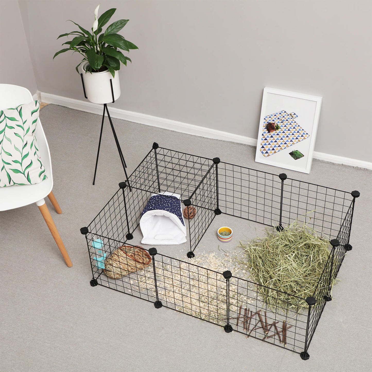 Recinto - Personalizzabile per Animali Piccoli, SONGMICS