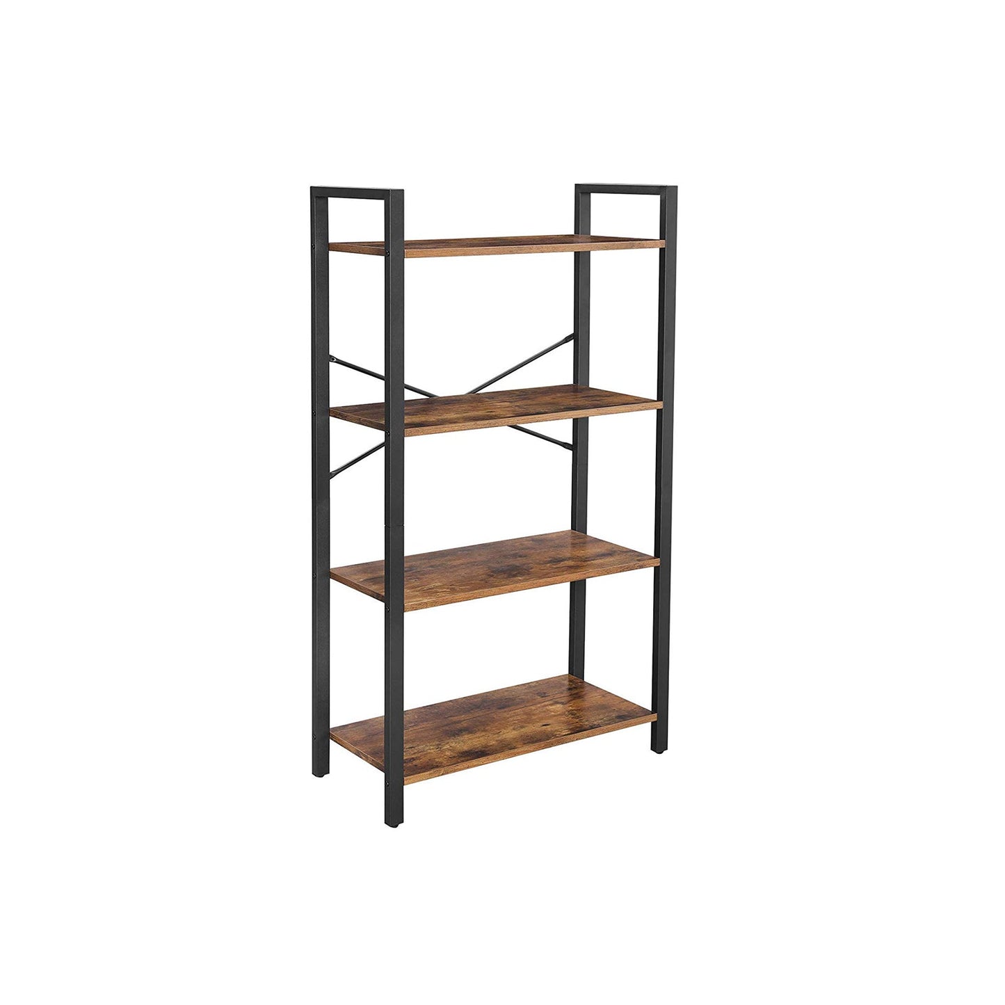 Libreria a Scala, Scaffale Portaoggetti a 4 Ripiani