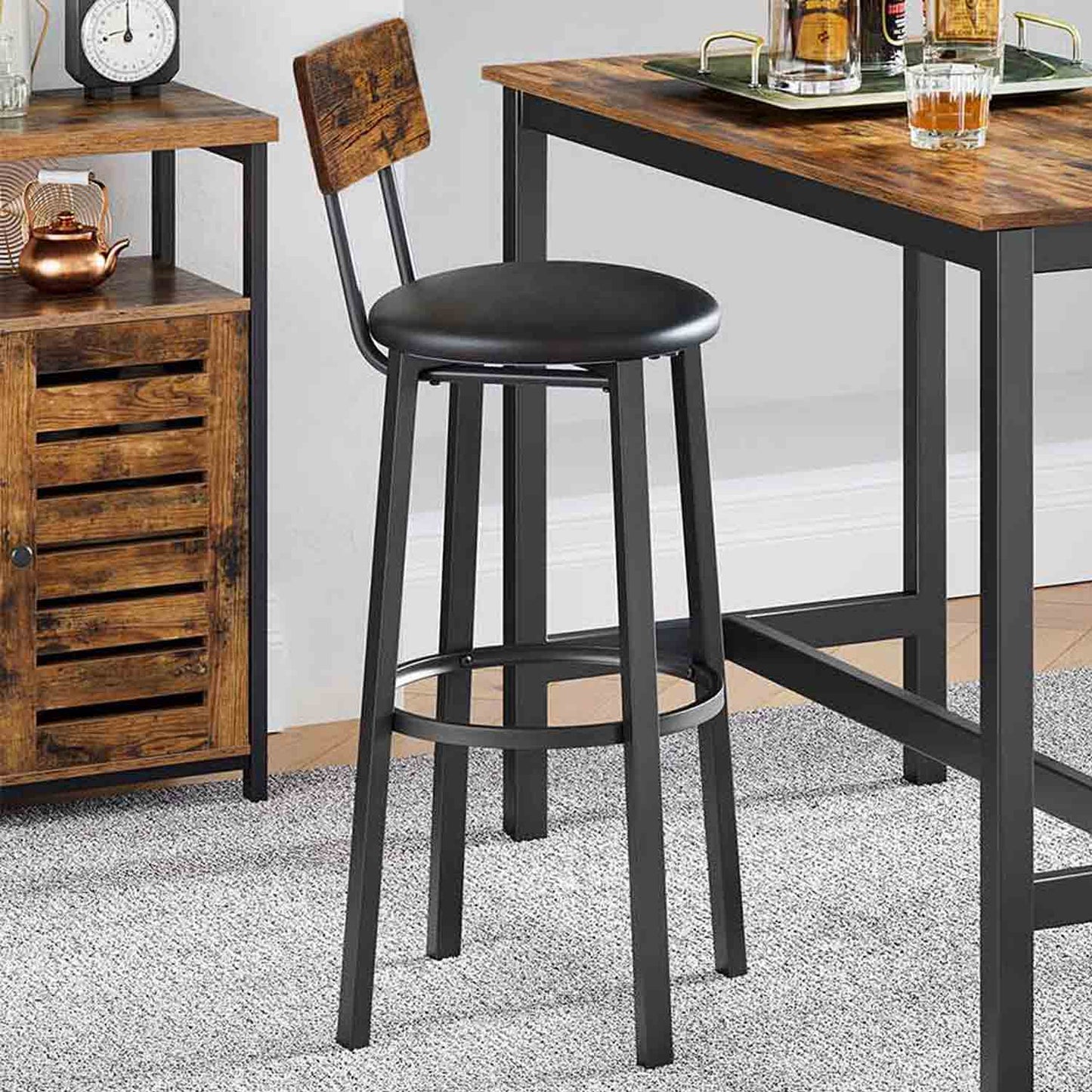 Vasagle, seggiola da bar, sedia da bar, 1