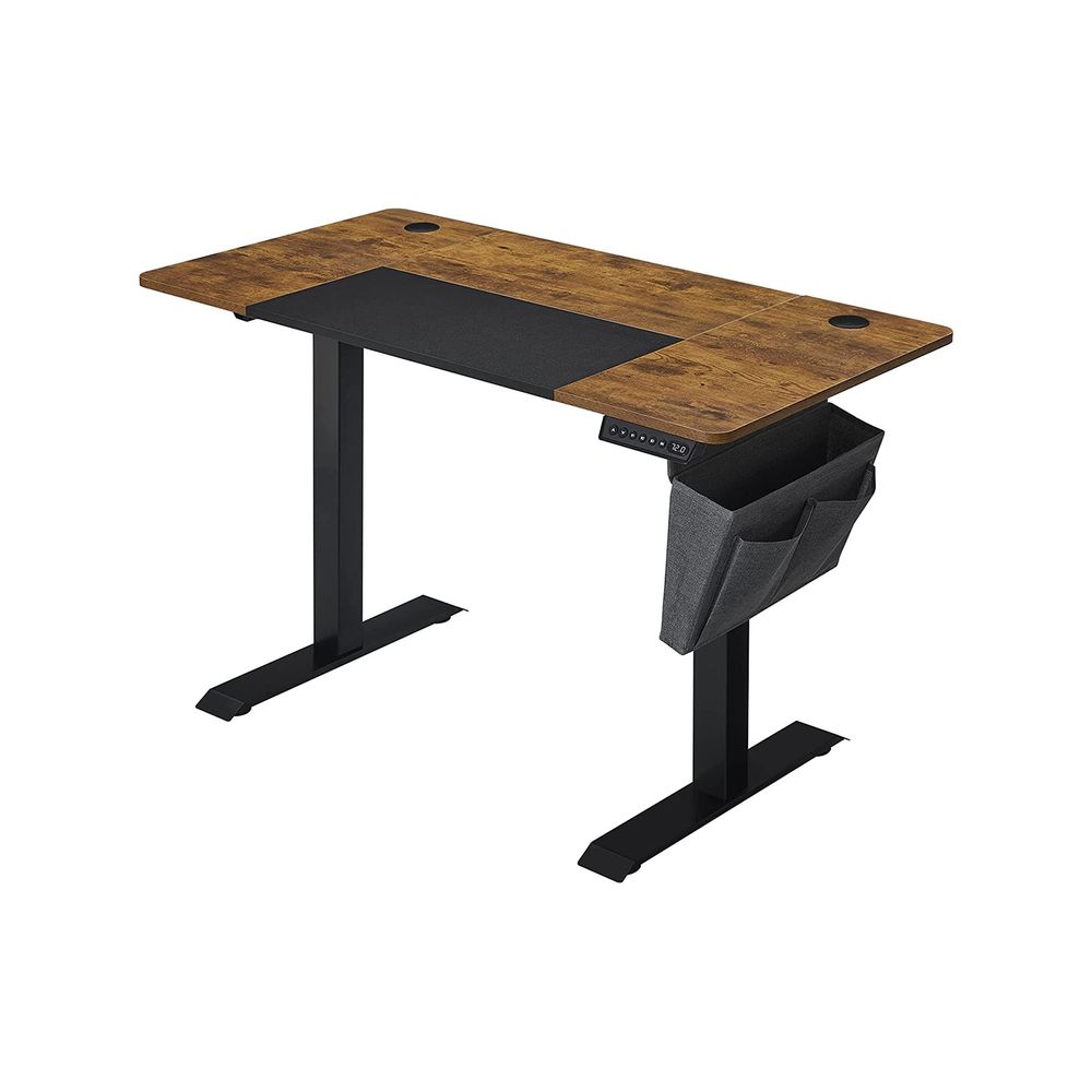 Scrivania Elettrica, Scrivania, Tavolo ufficio, 60 x 120 x (72-120) cm (P x L x A), SONGMICS