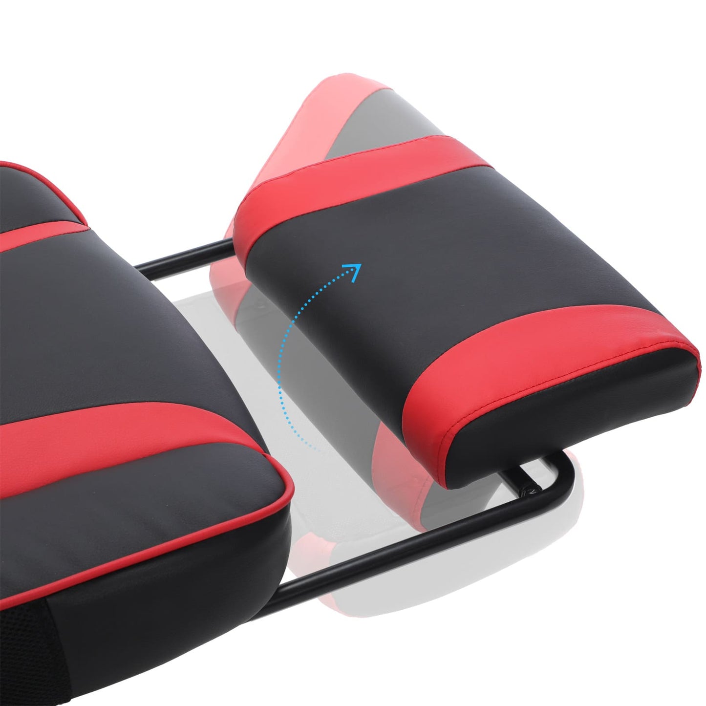 Sedia da gioco, Sedia da ufficio, con poggiatesta regolabile, cuscino lombare, SONGMICS
