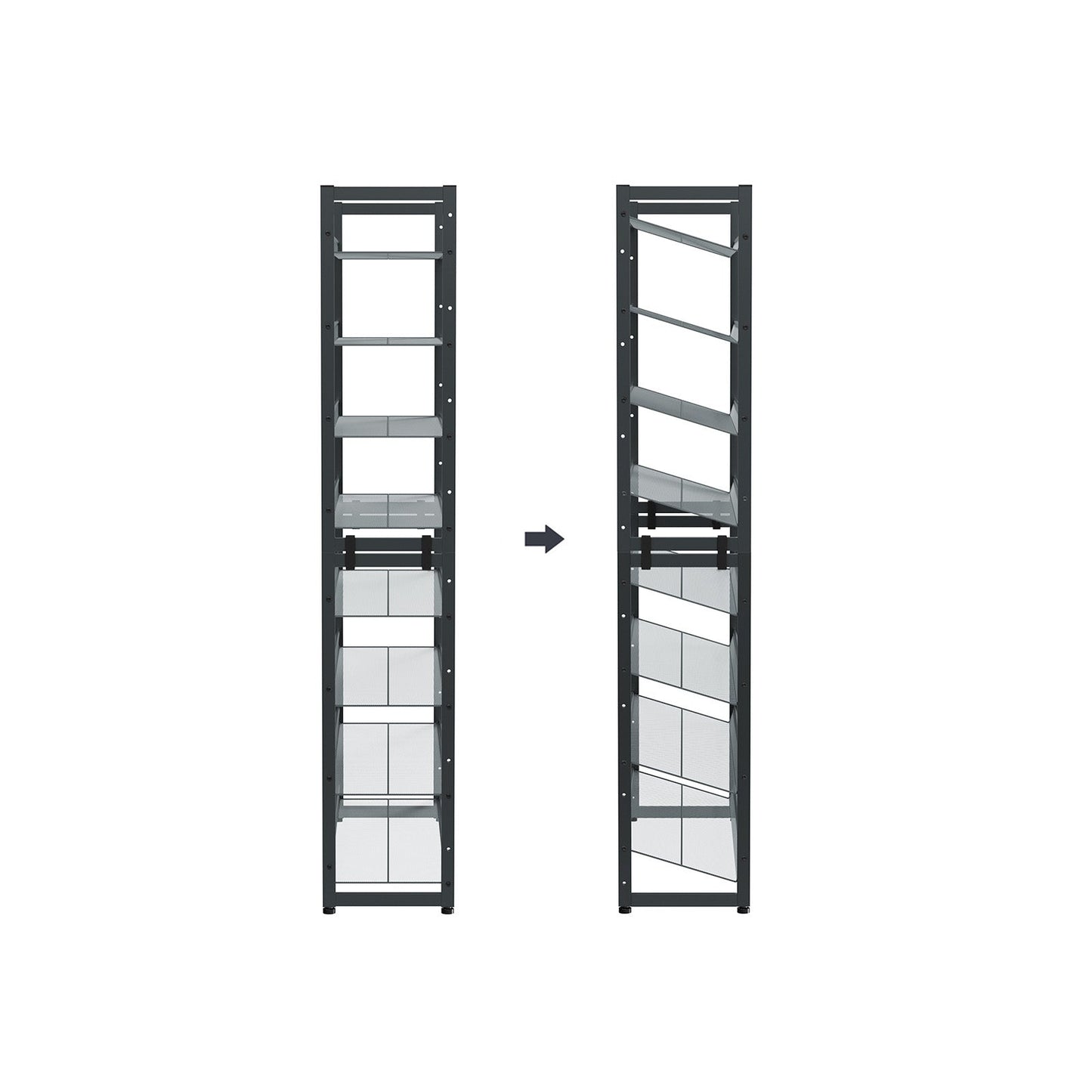 Scaffali per scarpe, Scaffali portascarpe, Scarpiera, Porta scarpe, SONGMICS, 2