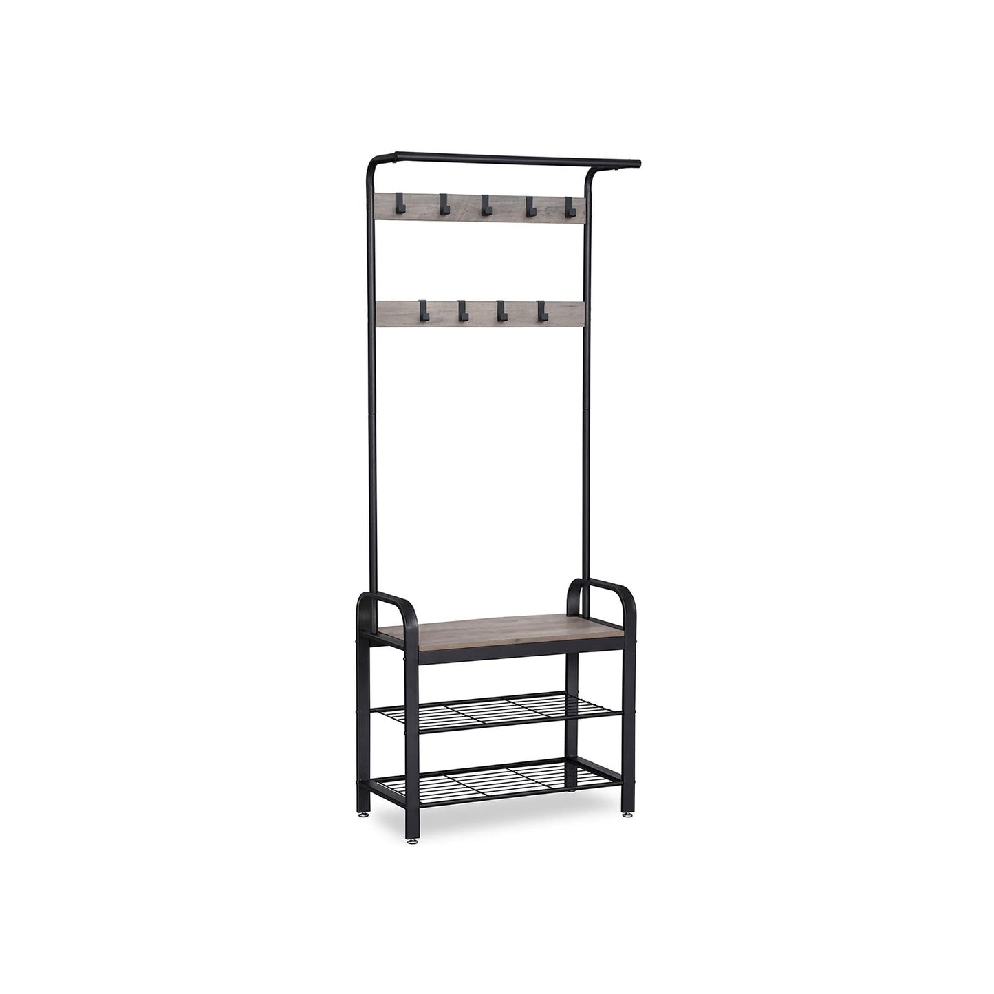 Vasagle, appendiabiti autoportante altezza di 183 cm, 2