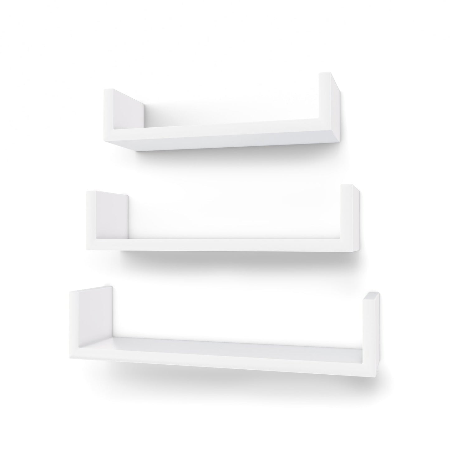 Set di 3 Mensole di Legno, SONGMICS