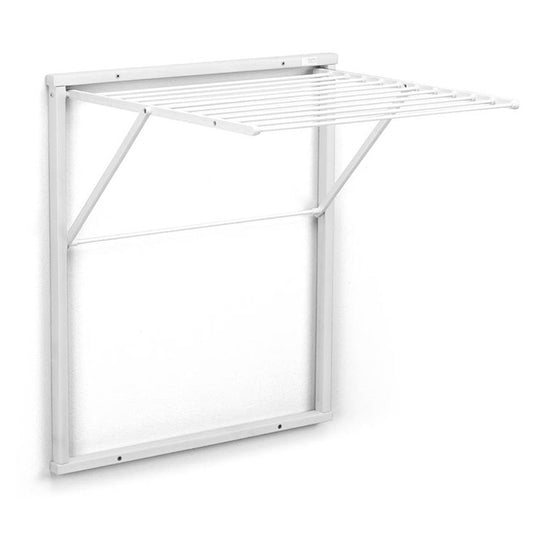 ARIT - Stendino da parete, stendibiancheria da parete, stendino a muro, 6.5 m di filo stendibile, bianco, Stendibiancheria