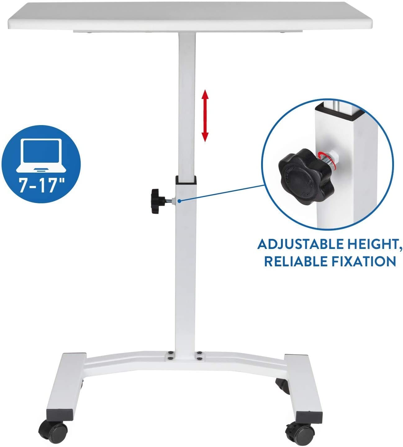 Tavolino PC - Tatkraft Cheer - Altezza regolabile