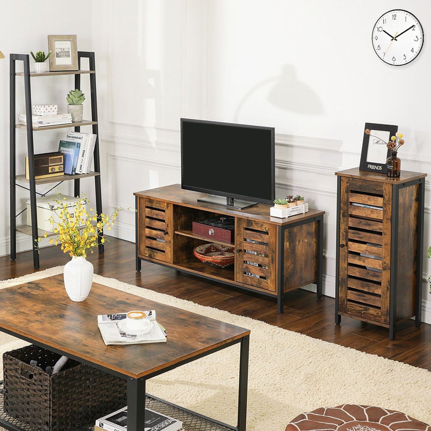 Vasagle, porta tv in stile vintage