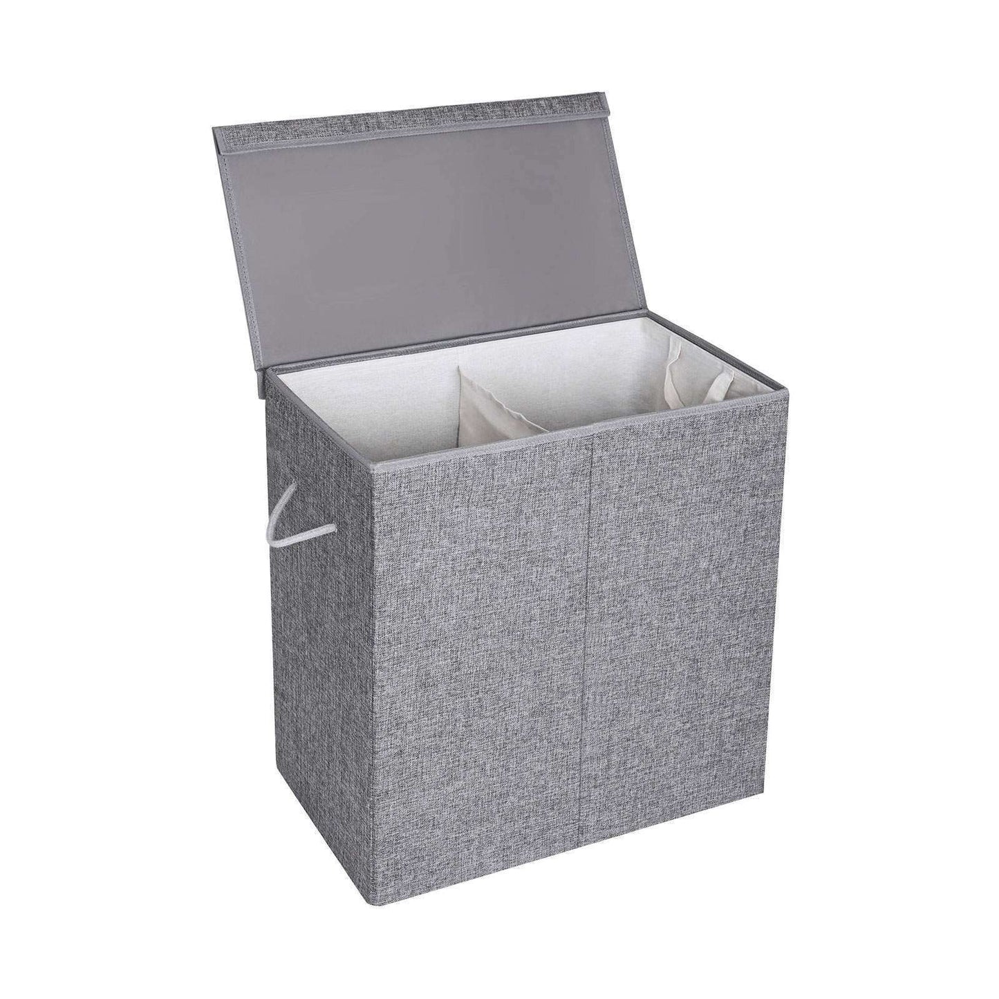 Cesta Bucato in Tessuto Simil Lino, Songmics