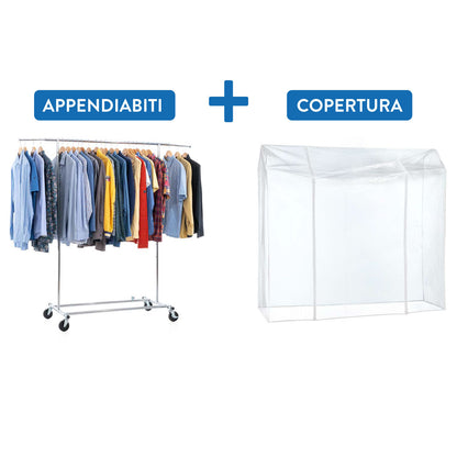 Armadio Tessuto, Rella Appendiabiti, Stand Appendiabiti Professionale + Сopertura Appendiabiti,  Tatkraft Drogo & Big, 2