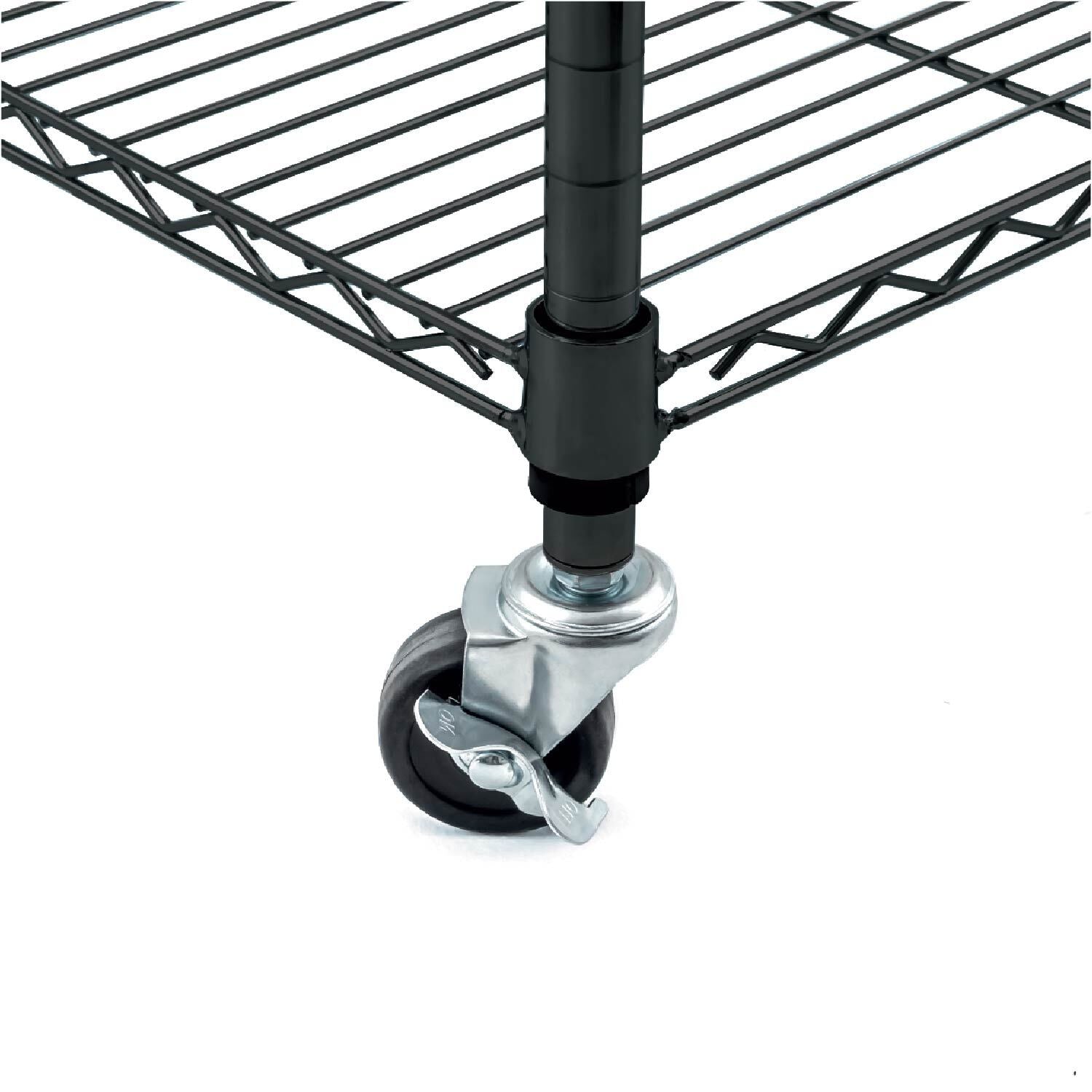 Armadio in Tessuto, Resistente, portata 70 kg, Armadio portatile, Appendiabiti con Ruote, Copertura Lino Nero, art moon Buffalo, 6