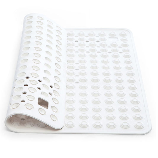 Tappetino Doccia Antiscivolo, Tappetino Bagno Antiscivolo, Grande Tappeto Doccia, Bianco, Tatkraft Detail, 1