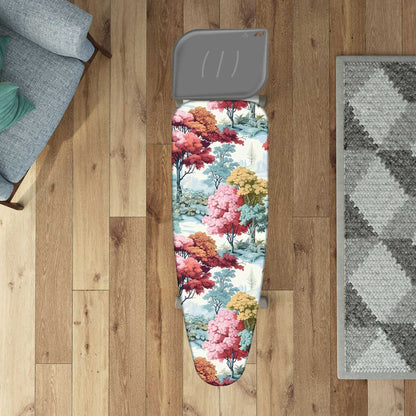 Copriasse da stiro, 140x55 cm, 2 strati, Cotone 100% e mollettone, Made in Italy, Sistema a clip, Colombo Autumn Vibes, 1