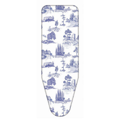 Copriasse da stiro, 140x55 cm, 2 strati, Cotone 100% e mollettone, Made in Italy, Sistema a clip, Colombo Tuscan Summer, 4