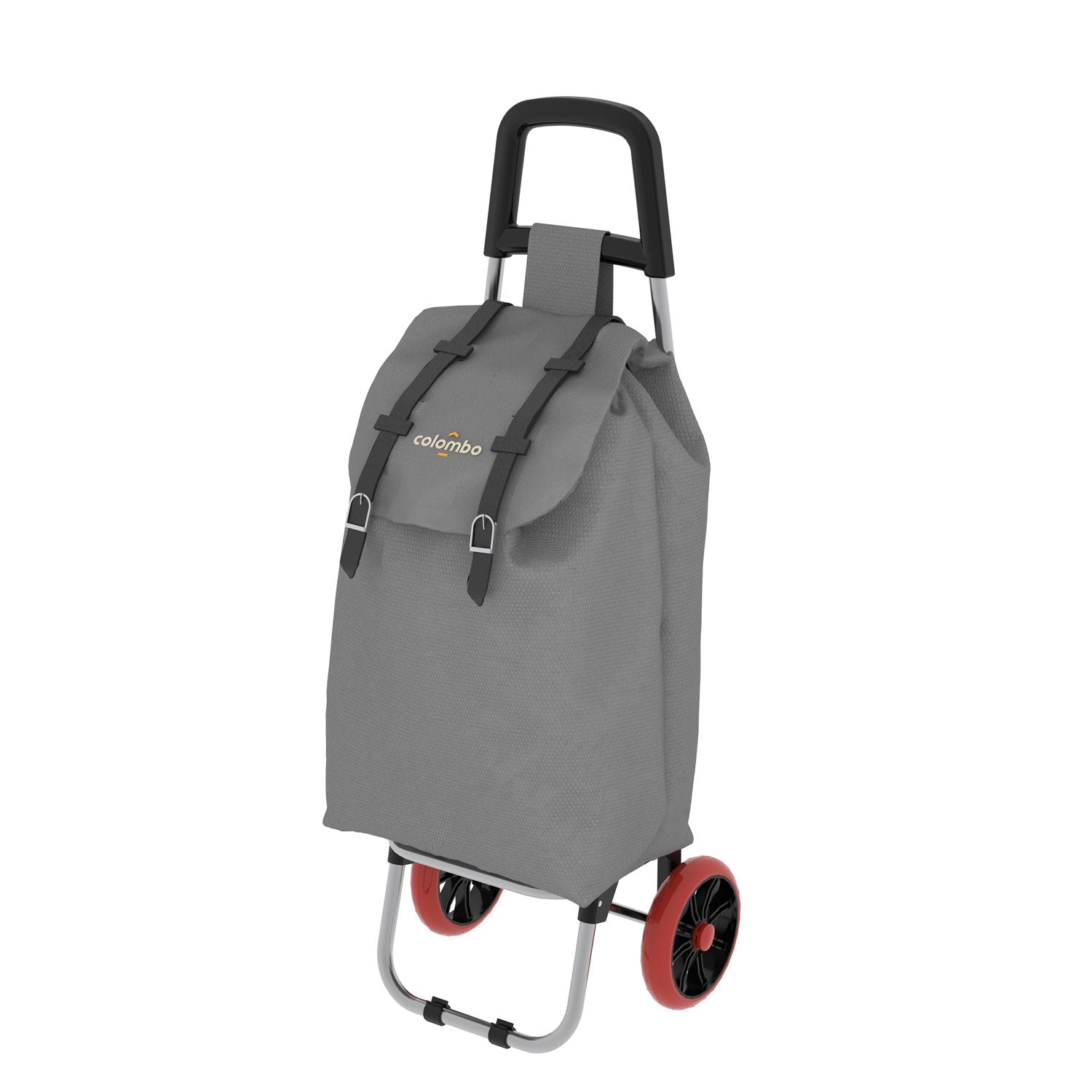 Carrello spesa, Portata massima 25 kg, Carrello Portaspesa, Borsa in poliestere impermeabile, Grigio