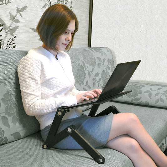 Pieghevole Tavolino per PC da Letto, Regolabile Supporto per Laptop, WonderWorker Newton, 2f