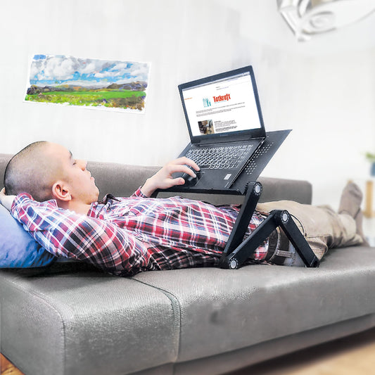 Pieghevole Tavolino per PC da Letto, Regolabile Supporto per Laptop, WonderWorker Newton, f