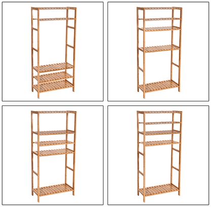 Scaffale portaoggetti in bambu, Songmics, 2