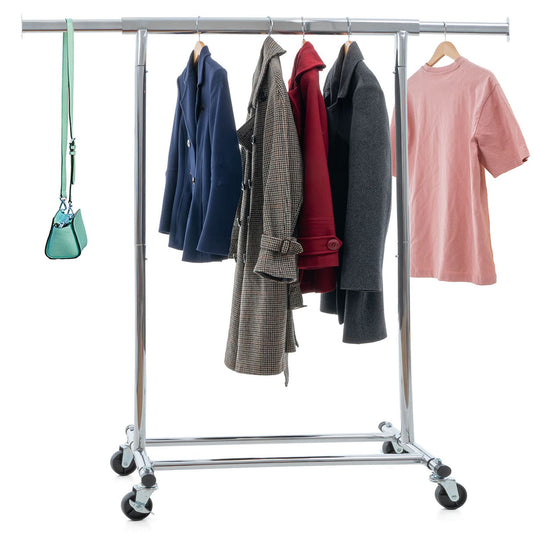 Stand Appendiabiti, Appendiabiti con Ruote, Appendiabiti Robusto, Portata Max 100 kg, Tatkraft Danko