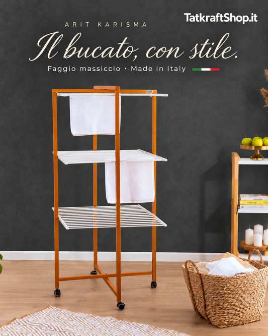 Stendibiancheria Verticale, Stendibiancheria Legno, Stendino Verticale, Arit Karisma, Stendibiancheria acquista