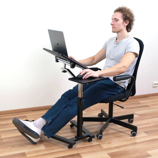 Tavolino da Letto, Tavolino Regolabile per Laptop, Tavolino per PC Pportatile, Tavolino per Divano, Laptop Table, 1