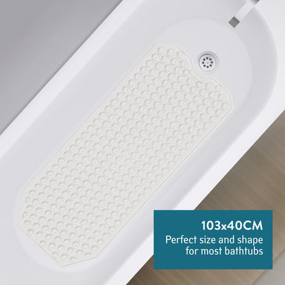 Tatkraft Secure - Tappetino vasca da bagno antiscivolo, tappetino da doccia, 1