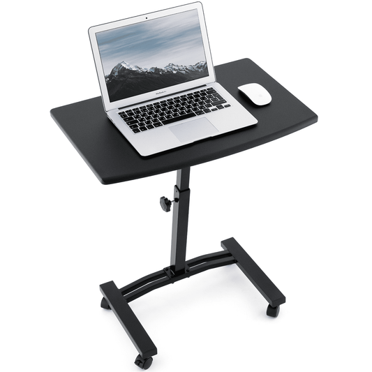 Tatkraft Dream - Scrivania Ufficio, con 4 ruote piroettanti, Porta PC, Altezza regolabile, per casa e ufficio